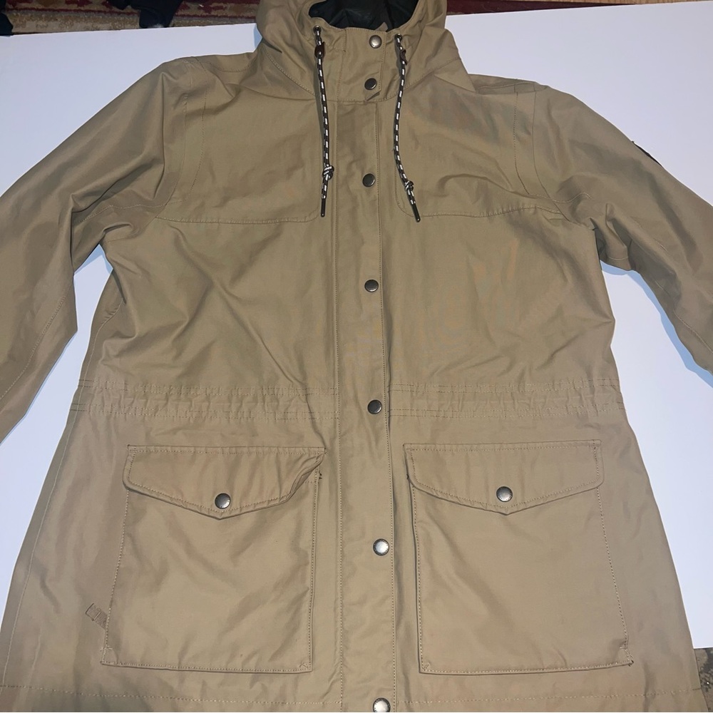 Eddie Bauer Women's Utility Jacket in Tan